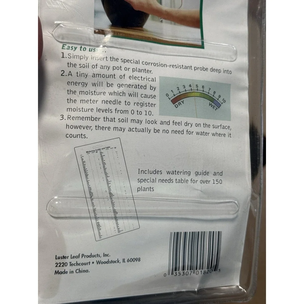 Luster‎ Leaf Prod Inc 1820 Rapitest Soil Moisture Meter